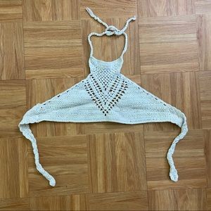 A love story by af crochet bikini top xs/s
